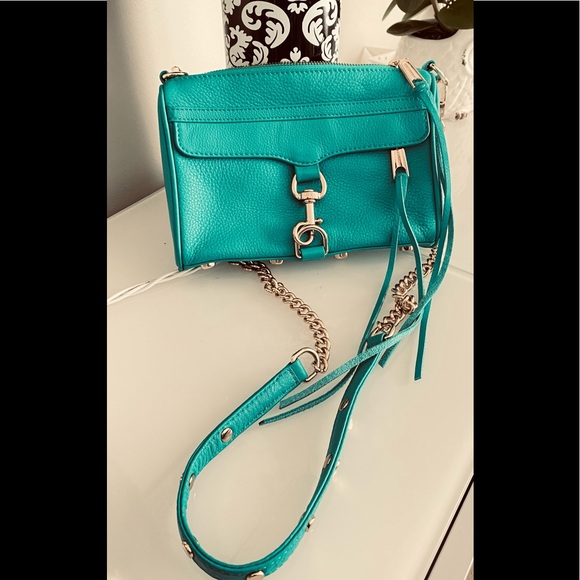 Turquoise Rebecca Minkoff M.A.C. Crossbody - Picture 7 of 9